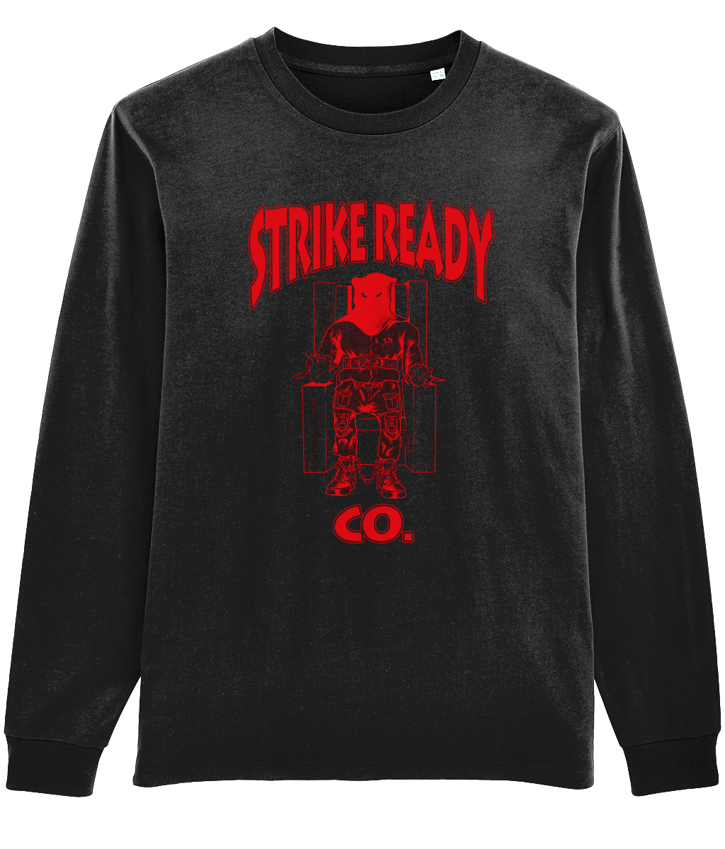 Strike Ready Death Row red alert long sleeved T -shirt