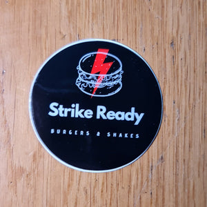 Strike Ready Burgers & Shakes sticker