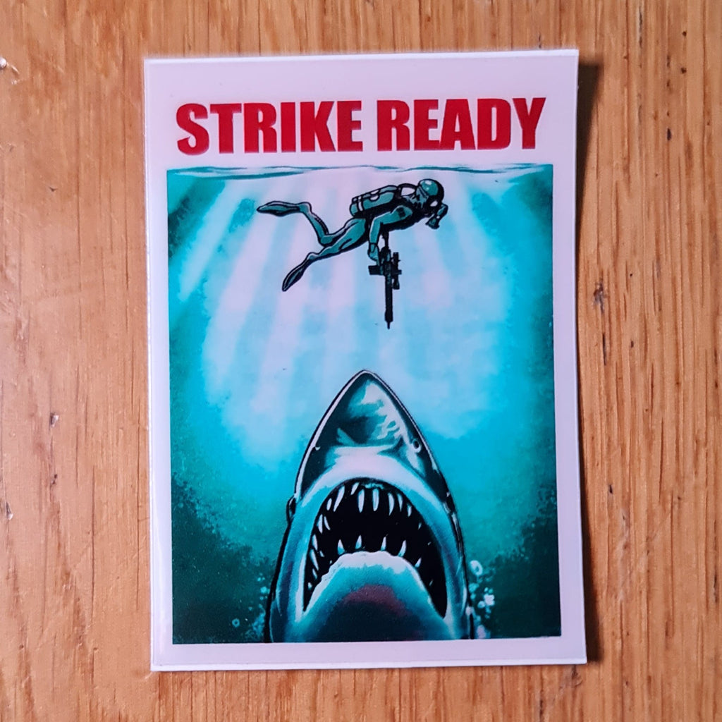 Strike Ready Shark Hunter sticker