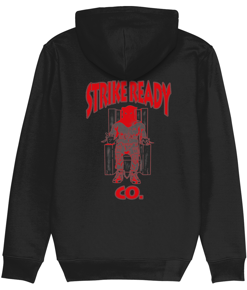 Strike Ready Death Row red alert hoodie