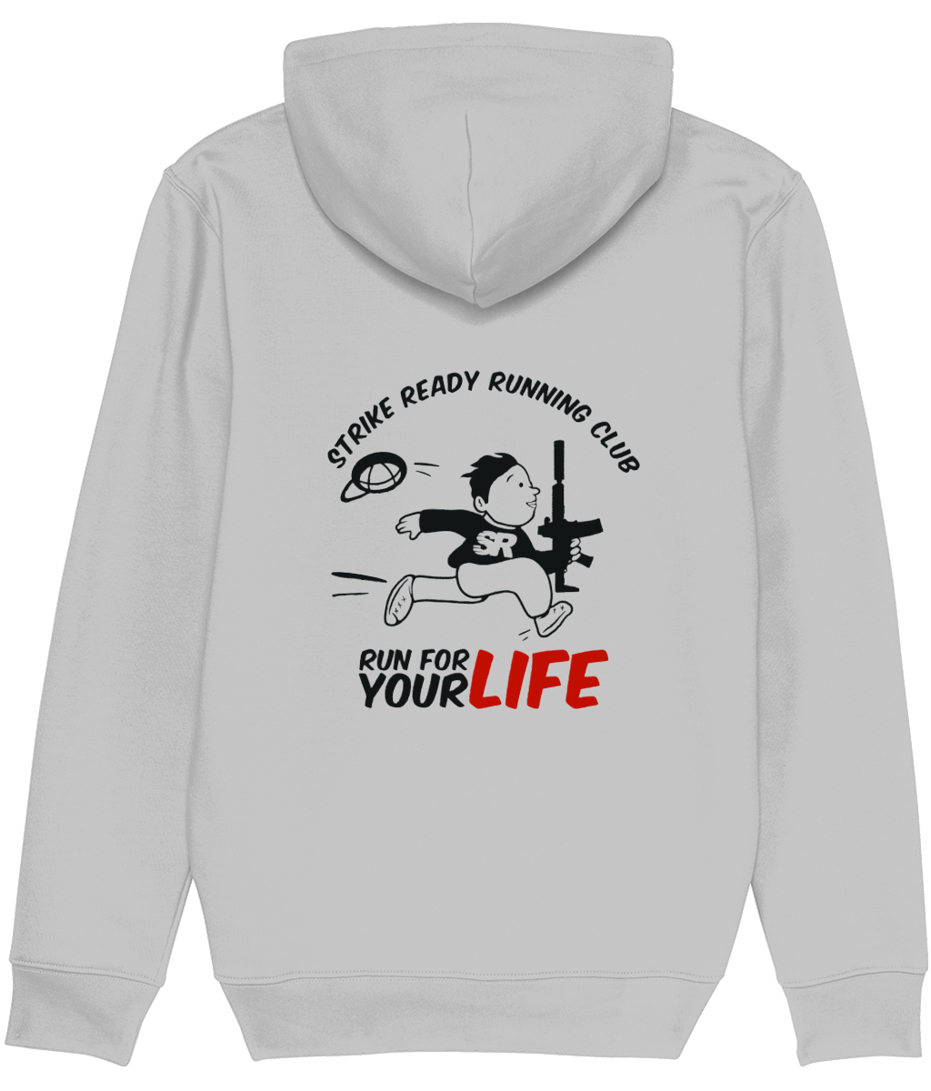 SR running club hoodie