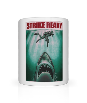 Strike Ready Shark hunter mug